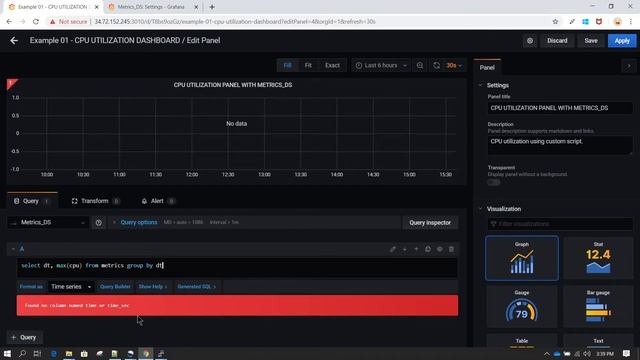 Using Mysql custom query to create Grafana dashboards смотреть онлайн
