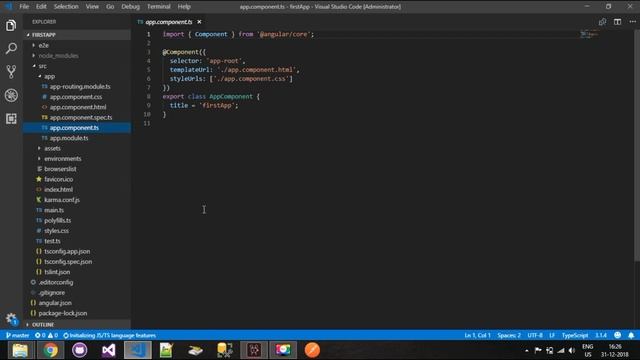 Angular Project Setup in Visual Studio Code смотреть онлайн