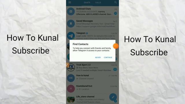 How To Use Telegram X