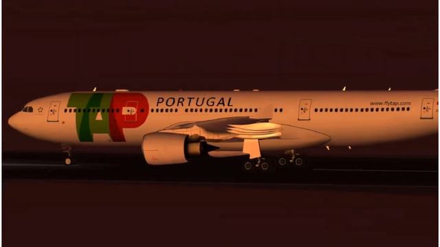 A 332 TAP Take Off LEMD FSX