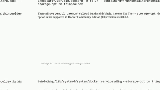 docker does not start after apt upgrade (Community Edition) смотреть онлайн