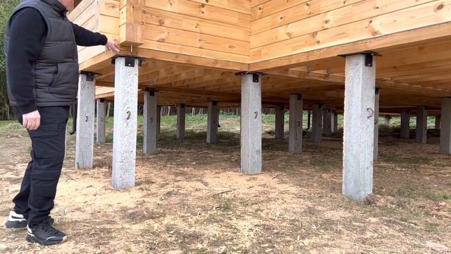 Строительство дома из клееного бруса смотреть онлайн