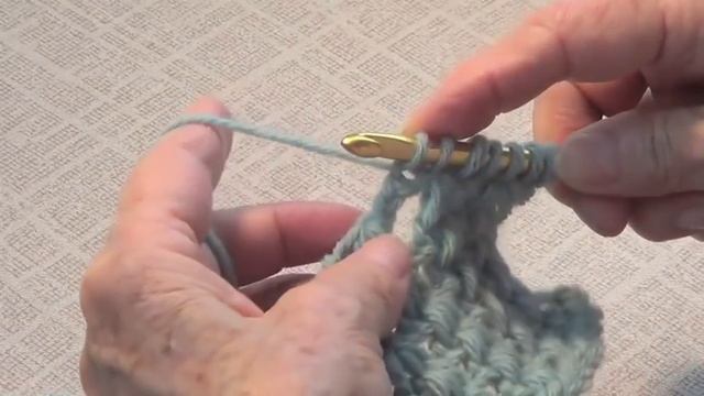 Tunisian Lace Fan Stitch - Free Crochet Pattern смотреть онлайн