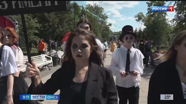 В Омске прошёл фестиваль современного искусства "Любинский. Art" смотреть онлайн