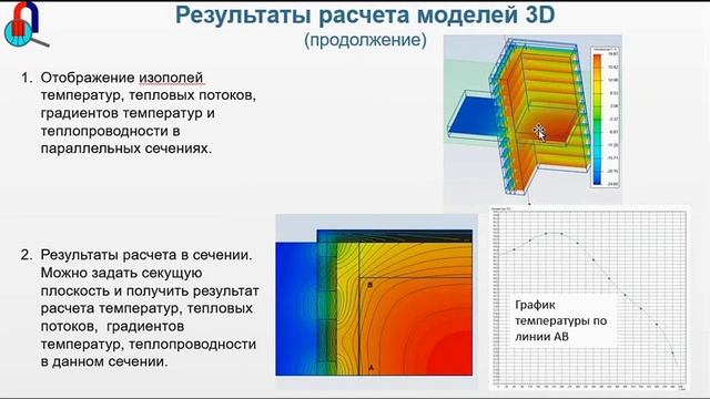 ELCUT вебинар: 3D теплопередача. Часть 2 смотреть онлайн