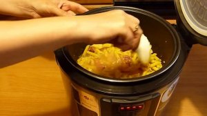 Ужин на скорую руку за 15 минут !!! Рожки с тушенкой в мультиварке.