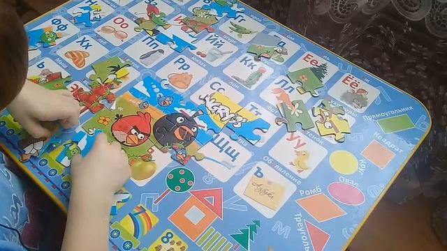 Собираем пазл-ANGRY BIRDS)) смотреть онлайн