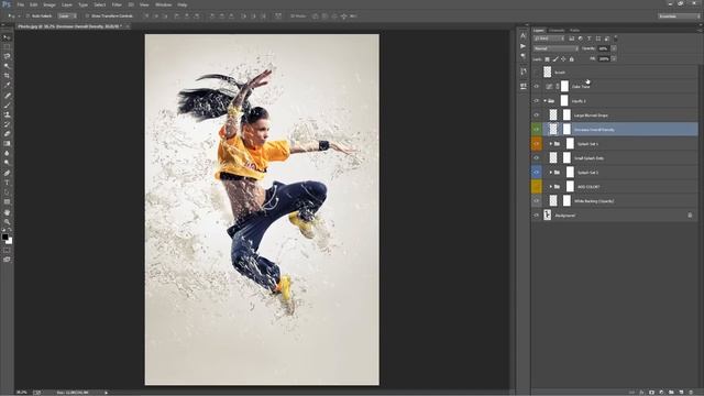 Liquify2 Photoshop Effect Tutorial | Automatically create liquid effects смотреть онлайн