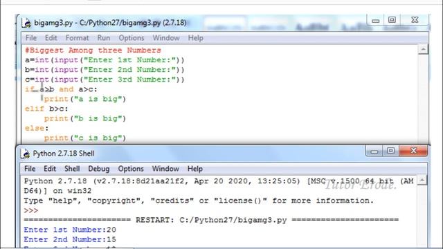 GE8151 | CONDITIONAL/DECISION MAKING STATEMENTS | IF | IF ELSE | IF ELIF ELSE | PSPP | TAMIL | UNIT смотреть онлайн