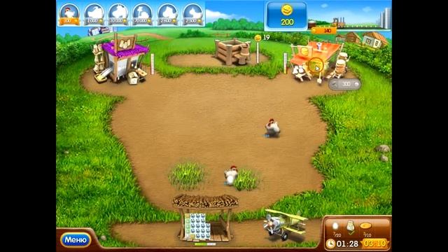 Веселая ферма 2 Распутье 1 FarmFrenzy на золото смотреть онлайн