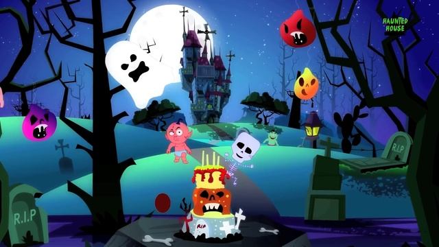 Skeletons March | Scary Nursery Rhymes For Children | Happy Halloween смотреть онлайн