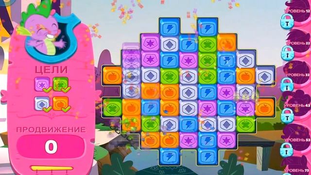 My Little Pony Puzzle Party Играем в Пазл Пати с ЭплДжек новая игра с Май Литл Пони смотреть онлайн