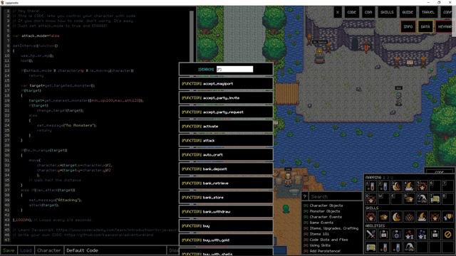 Игра для программистов - Adventure Land - The Code MMORPG смотреть онлайн