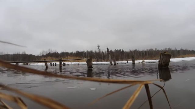 Рыбалка на реке Тара. Март 2017 года. Село Шустово. смотреть онлайн