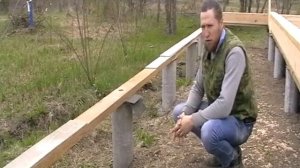 Строим сами. столбчатый фундамент.