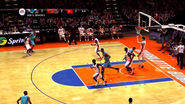 NBA Live 08 Gameplay Charlotte Bobcats vs New Orleans Hornets смотреть онлайн