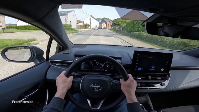 TOYOTA COROLLA HATCHBACK 2023 POV TEST DRIVE 1.8 HYBRID 140 HP смотреть онлайн