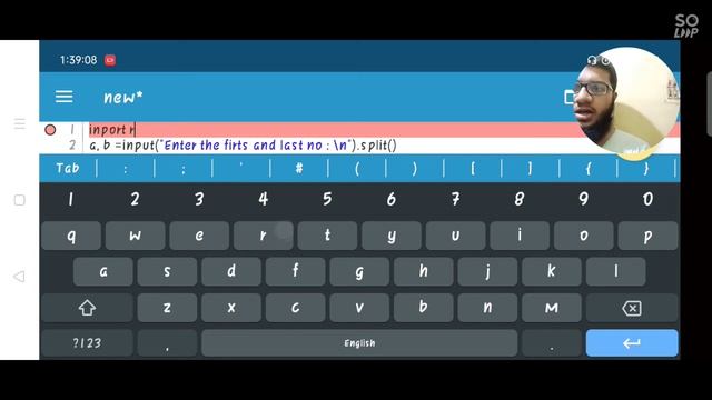 python program to generate random numbers||python program to make a dice смотреть онлайн