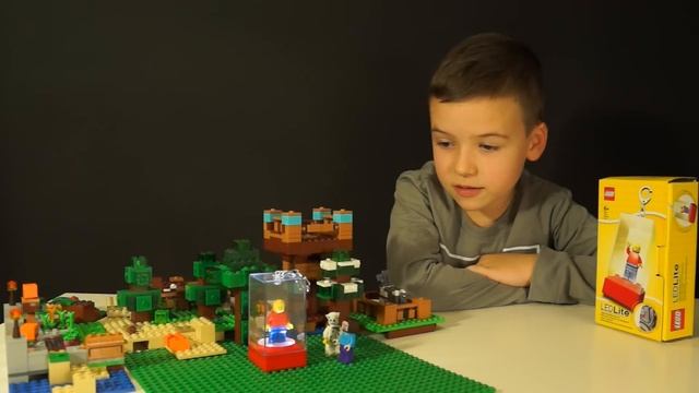 ЛЕГО НУБик ? ЛЕГО ФОНАРИК Майнкрафт LEGO Minecraft смотреть онлайн