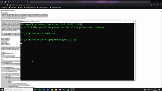 Instalacja narzędzia pip oraz korzystanie z niego смотреть онлайн