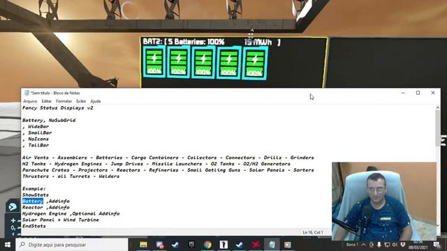 Tutorial de como Configurar o Script Fancy Status Displays v2 no Space Engineers смотреть онлайн