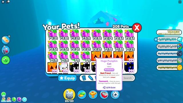 2.2 QD СИЛЫ! 20 DARK MATTER HELLISH AXOLOTL В PET SIMULATOR X В РОБЛОКС! ROBLOX смотреть онлайн
