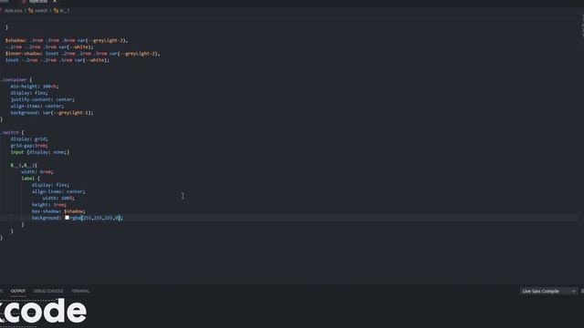 learn how to create switch in html and sass смотреть онлайн