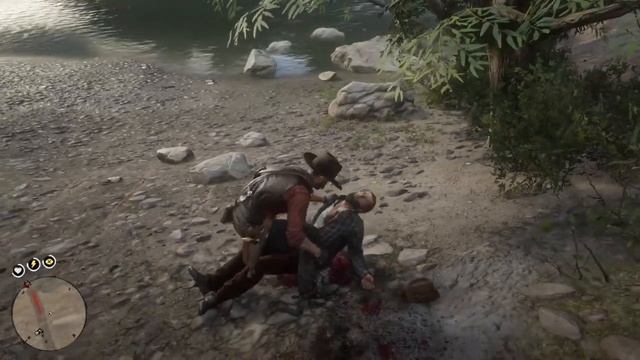 Red Dead Redemption 2 Одиночное ограбление дилижанса - обманул Кучера