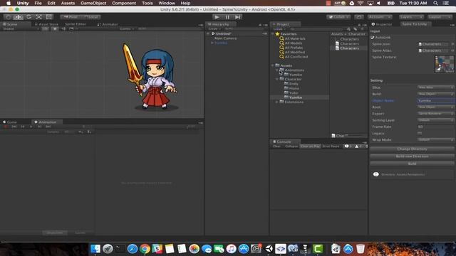 Converting Spine to Unity _ Create SpriteRenderer смотреть онлайн