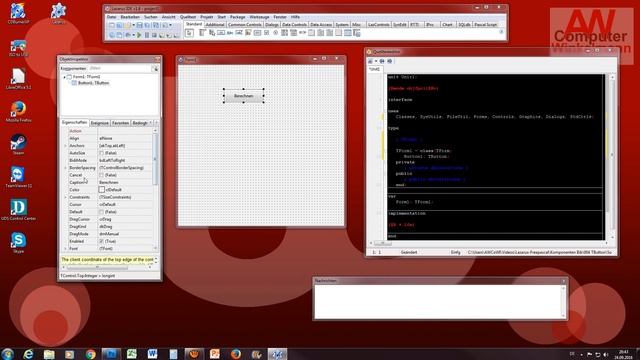 Lazarus und Free Pascal TButton смотреть онлайн
