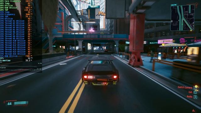 Cyberpunk 2077 v1.6 | Xeon E5-2667 v2 + GTX 1070 | 1080p, Ultra, DLSS off, RTX off, FidelityFX off смотреть онлайн