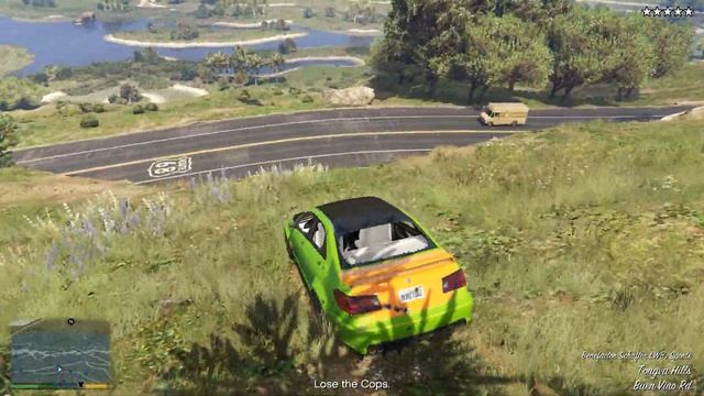 GTA V Marlowe Vineyard Shootout + Five Star Wanted Level Escaped(VE:DGA 4.3.5) смотреть онлайн