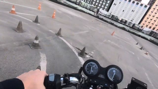 ТЕСТОВЫЙ ЭКЗАМЕН КАТЕГОРИИ А1|YAMAHA YBR 125 смотреть онлайн