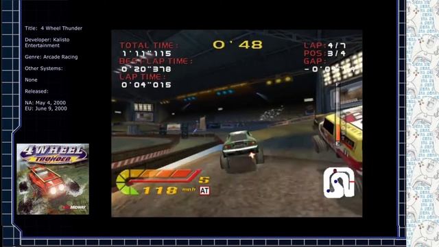 4 Wheel Thunder Review | Sega Dreamcast A-Z Review Series #2 | смотреть онлайн