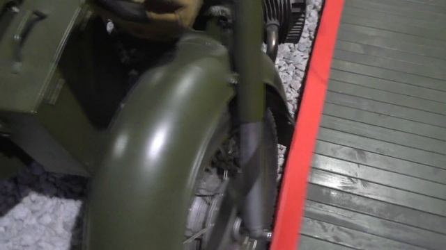 Военный мотоцикл с коляской МВ-750 в музее Фаэтон, Запорожье смотреть онлайн