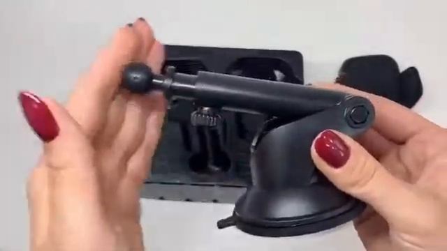 Автомобильный держатель с функцией беспроводного зарядного устройства EnergEA смотреть онлайн