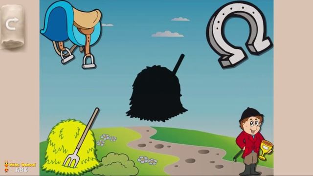 Equestrian Sports - Puzzle games for kids, toddlers - matching game for preschool children смотреть онлайн