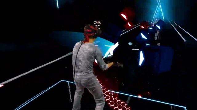 Beat Saber VR СЛОЖНО, ПОТНО, КРАСИВО ВР Solace of Oblivion expert+ htc vive смотреть онлайн