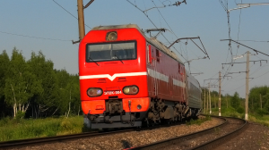 "Барабинский путешественник". ЭП2К-004 с фирменным поездом "Самара" Самара - Санкт-Петербург