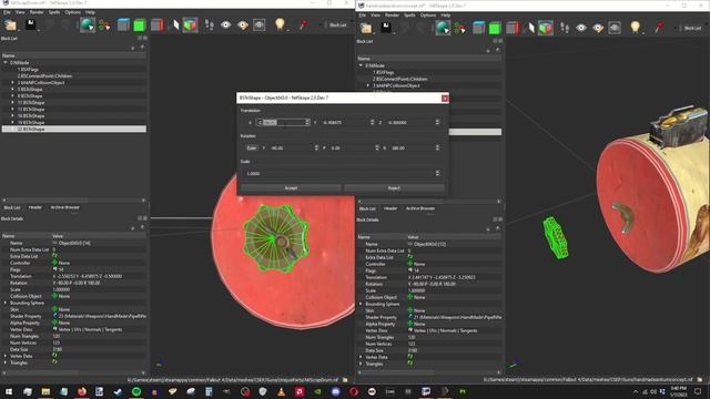 Tutorial | Beginner's Guide to making nifbashes in fallout 4 using outfit studio. смотреть онлайн