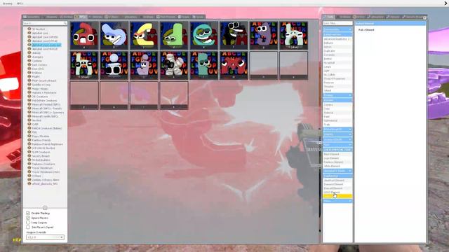 ALPHABET LORE ALL SKINS AND MATERIALS: LEGO, BLOODY, DIAMOND, GOLD AND OTHERS In Garry's Mod! смотреть онлайн