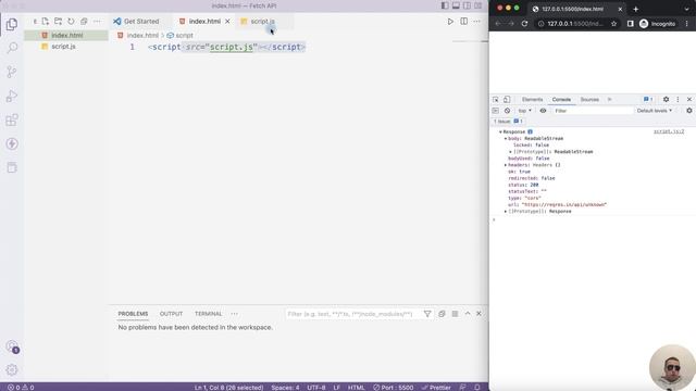 How to Use the JavaScript Fetch API to Get and Post Data смотреть онлайн