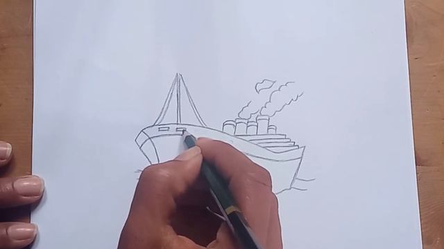 How to draw a ship ? | easy drawing | easy sketch смотреть онлайн