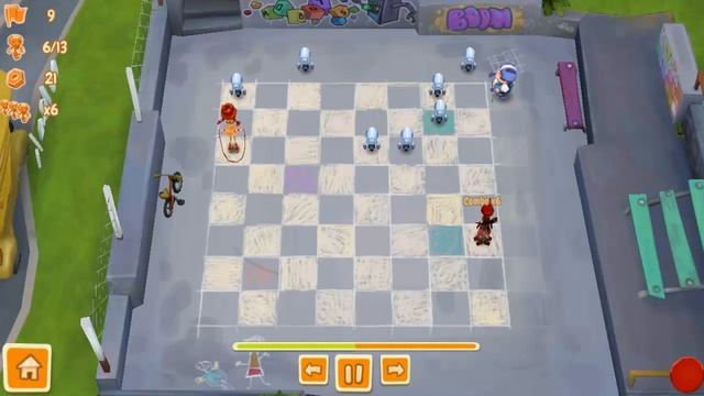 Board Defenders Playville Level 9 - 3 Star - Best Solution - Walkthrough смотреть онлайн