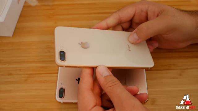 iPhone 8 Plus Unboxing & New Gold vs Rose Gold Comparison смотреть онлайн