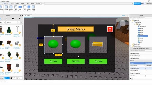 Roblox Studio Tutorial: How to Make a Shop GUI (Adding Buy Buttons) [Old Version] смотреть онлайн
