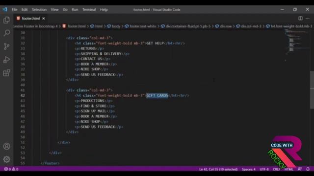 Responsive Footer In Bootstrap смотреть онлайн