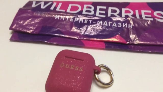 Покупка в интернет магазине Wildberries. Наушники AirPods 2020. Кейс Guess смотреть онлайн
