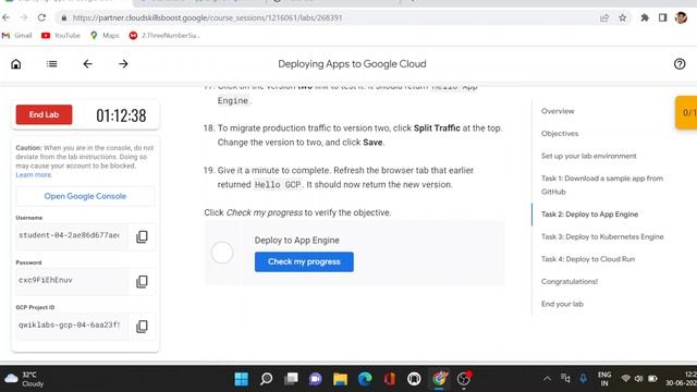 Deploying Apps to Google Cloud | Qwiklabs смотреть онлайн