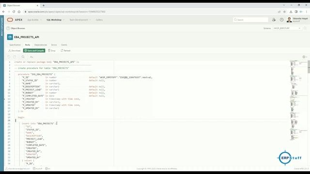 Oracle APEX Methods on Tables | Integration API смотреть онлайн